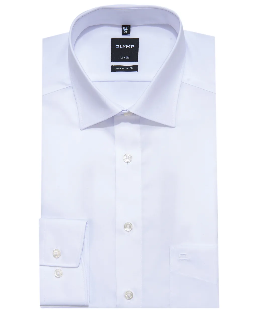 OLYMP Luxor Modern fit Overhemd LM Wit 011408-01-40