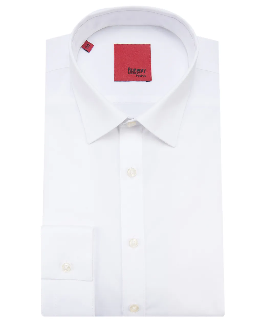 Runway Party Extra slim fit Overhemd LM Wit uni 033466-101-37