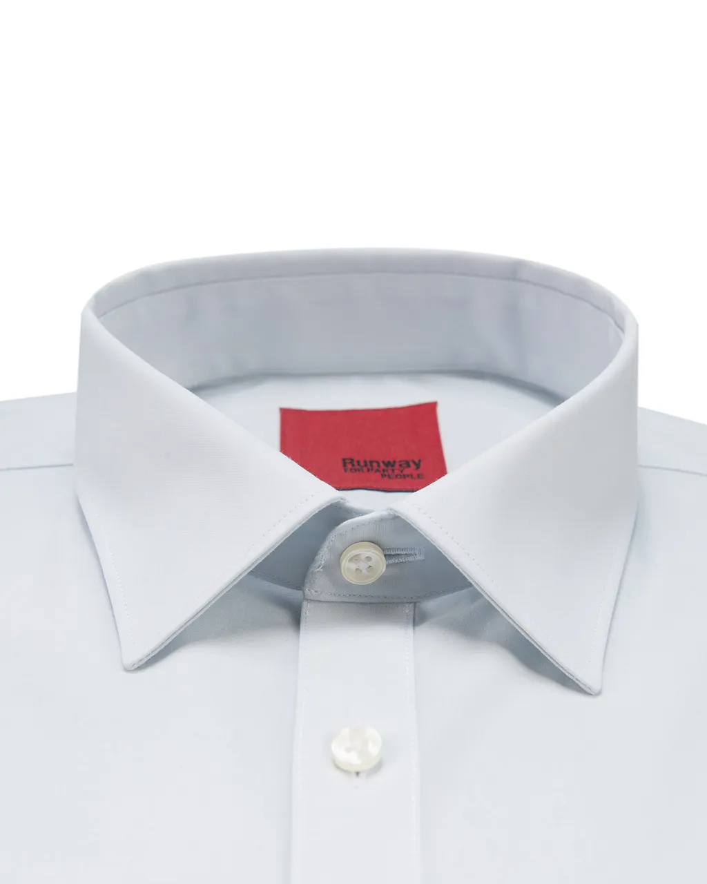 Runway Party Extra slim fit Overhemd LM Lichtblauw uni 033467-311-38