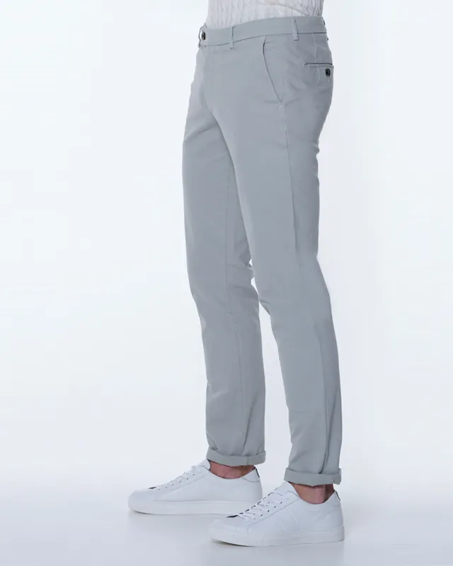 Dutch Dandies Dendos Chino  Lichtgrijs uni 041571-211-54