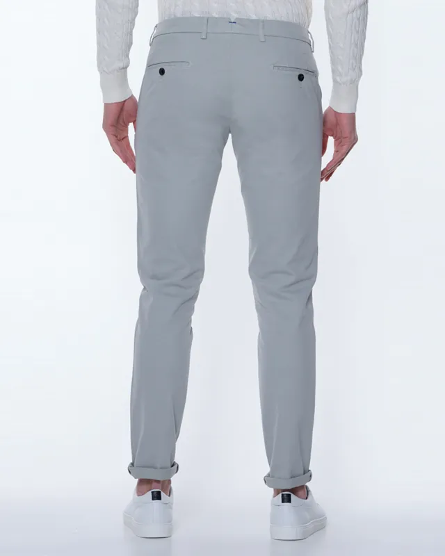 Dutch Dandies Dendos Chino  Lichtgrijs uni 041571-211-54