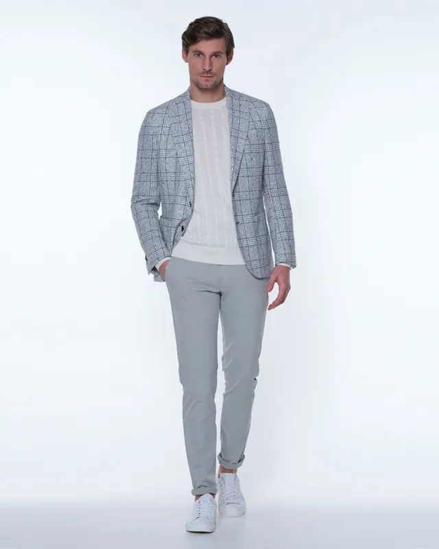 Dutch Dandies Dendos Chino  Lichtgrijs uni 041571-211-54