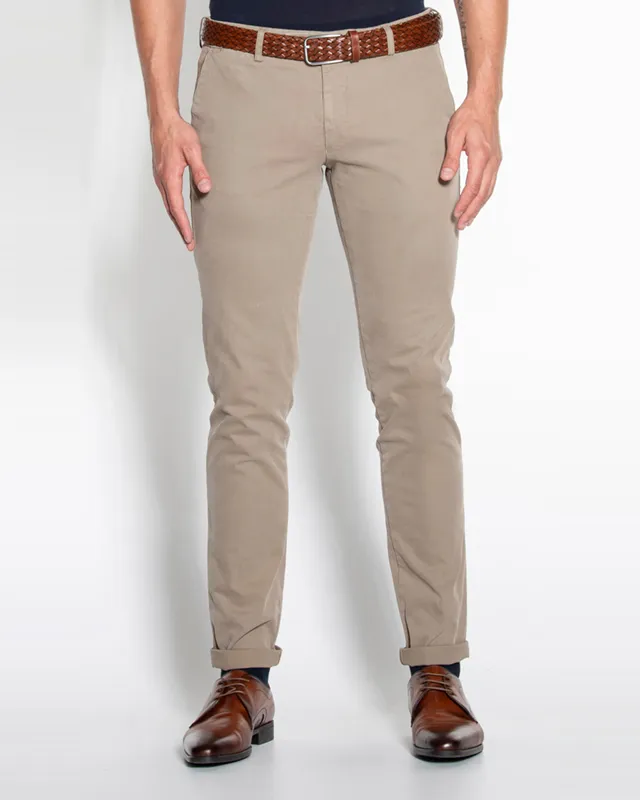 Dutch Dandies Dendos Chino  Lichtbruin uni 041571-005-46