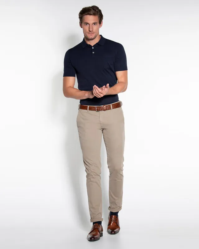 Dutch Dandies Dendos Chino  Lichtbruin uni 041571-005-46