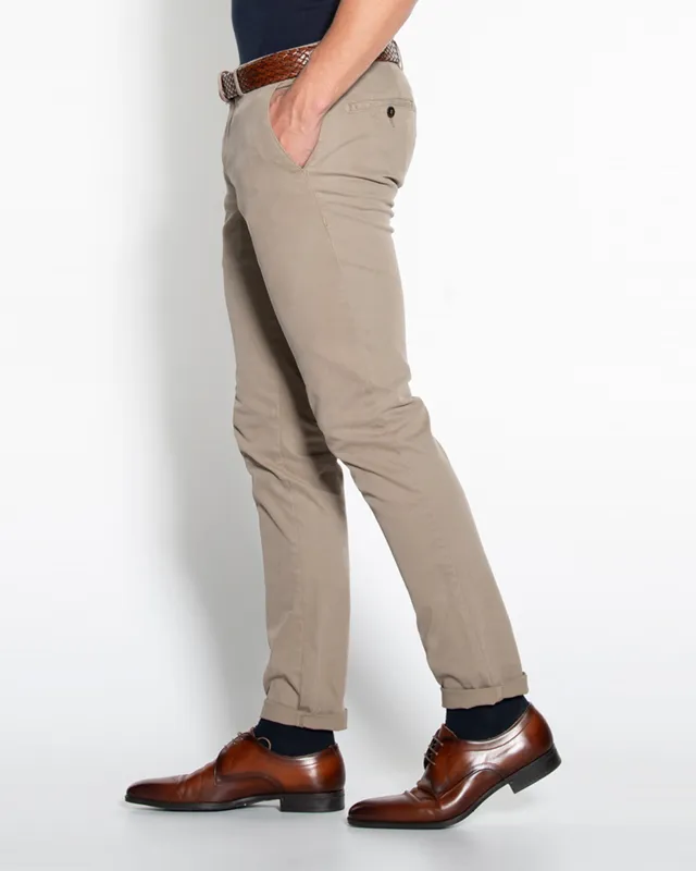 Dutch Dandies Dendos Chino  Lichtbruin uni 041571-005-46