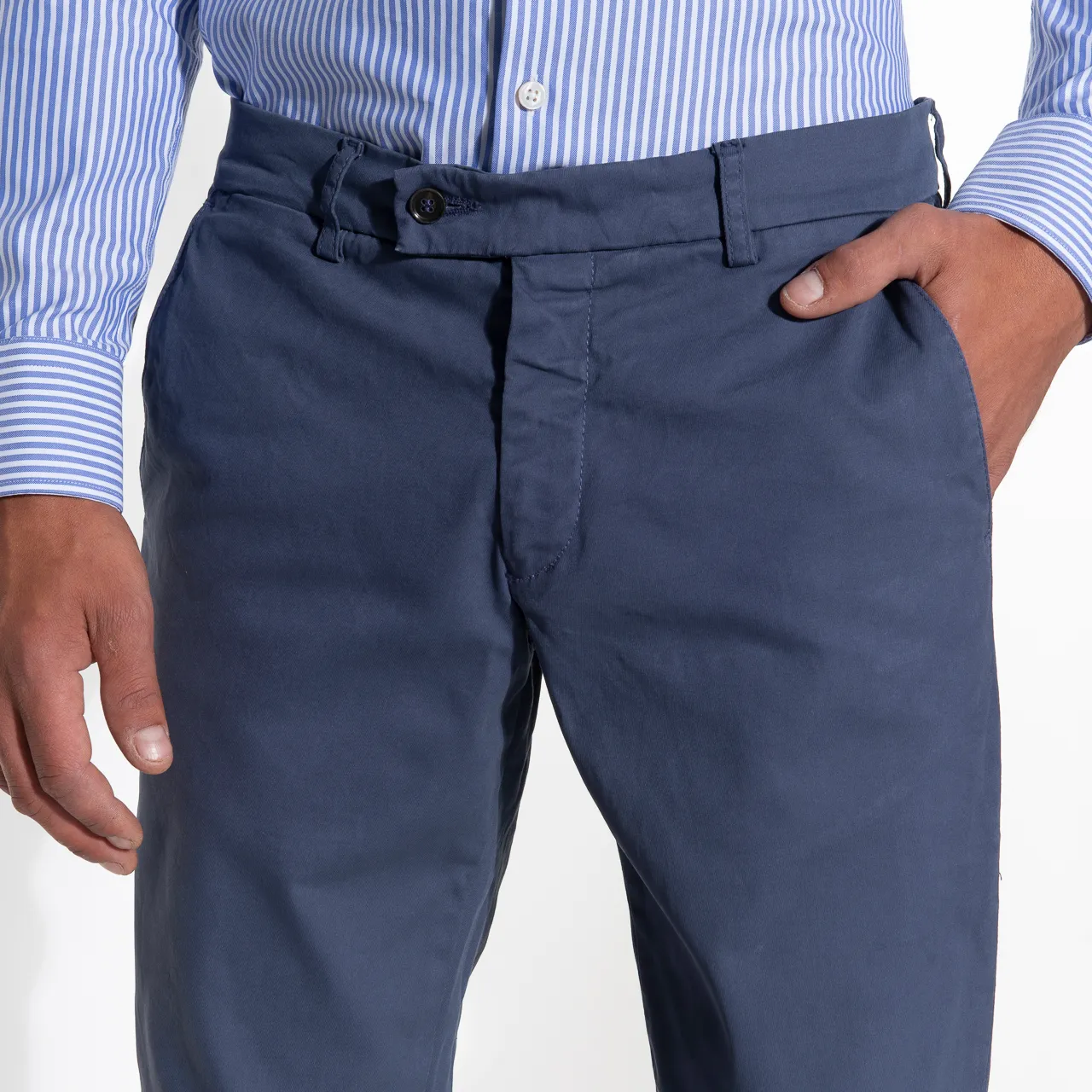Dutch Dandies Dendos Chino  Blauw 041571-300-54