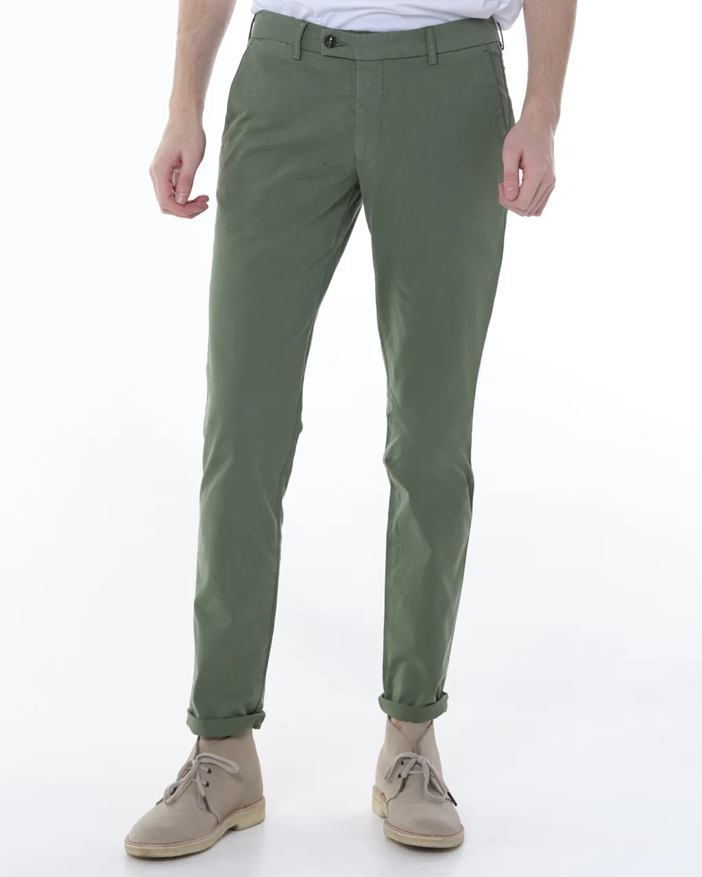 Dutch Dandies Dendos Chino  Groen uni 041571-401-48