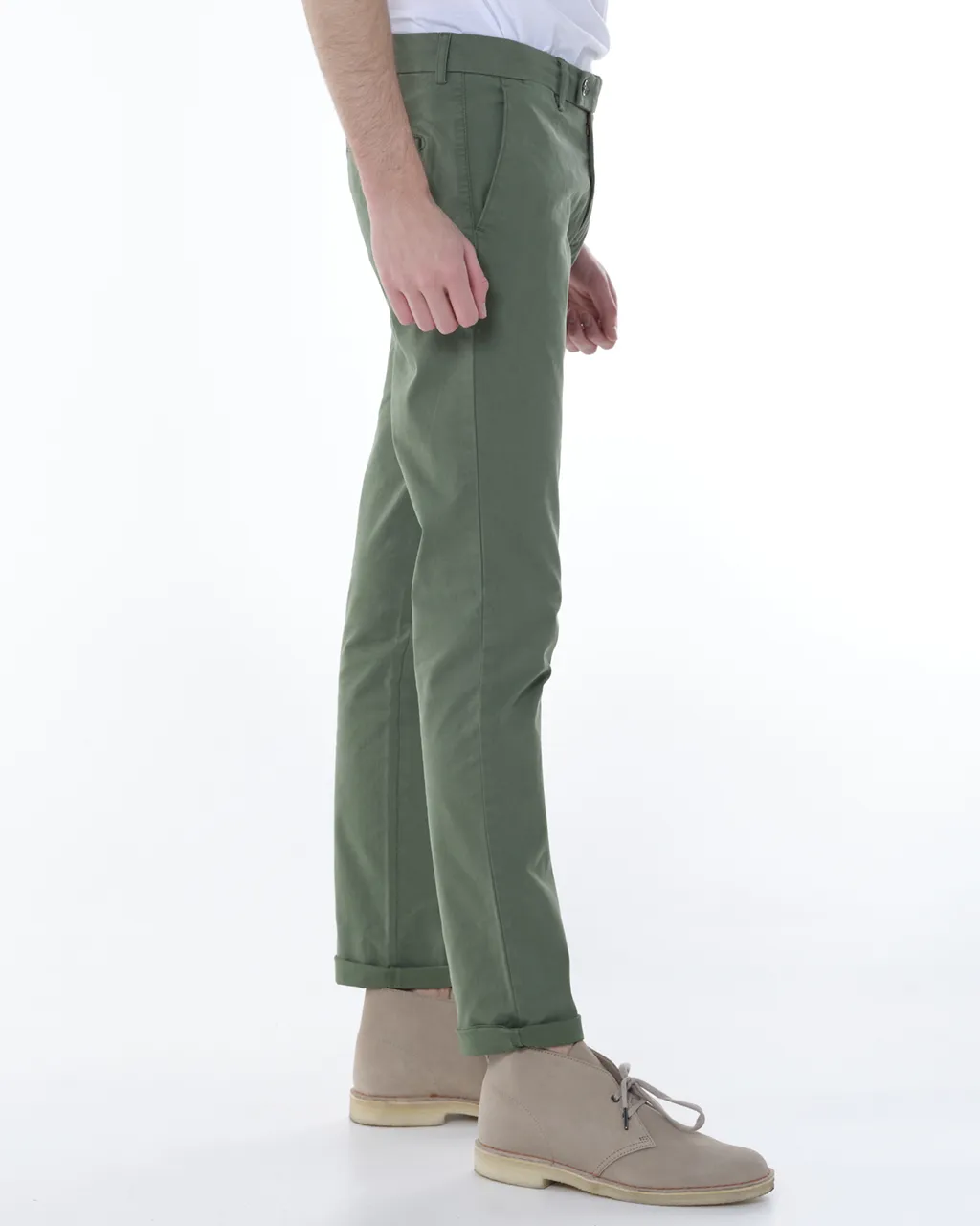 Dutch Dandies Dendos Chino  Groen uni 041571-401-48