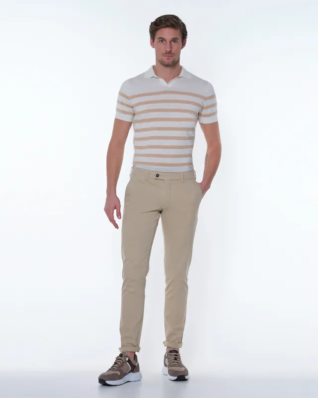 Dutch Dandies Dendos Chino  Beige uni 041571-811-52