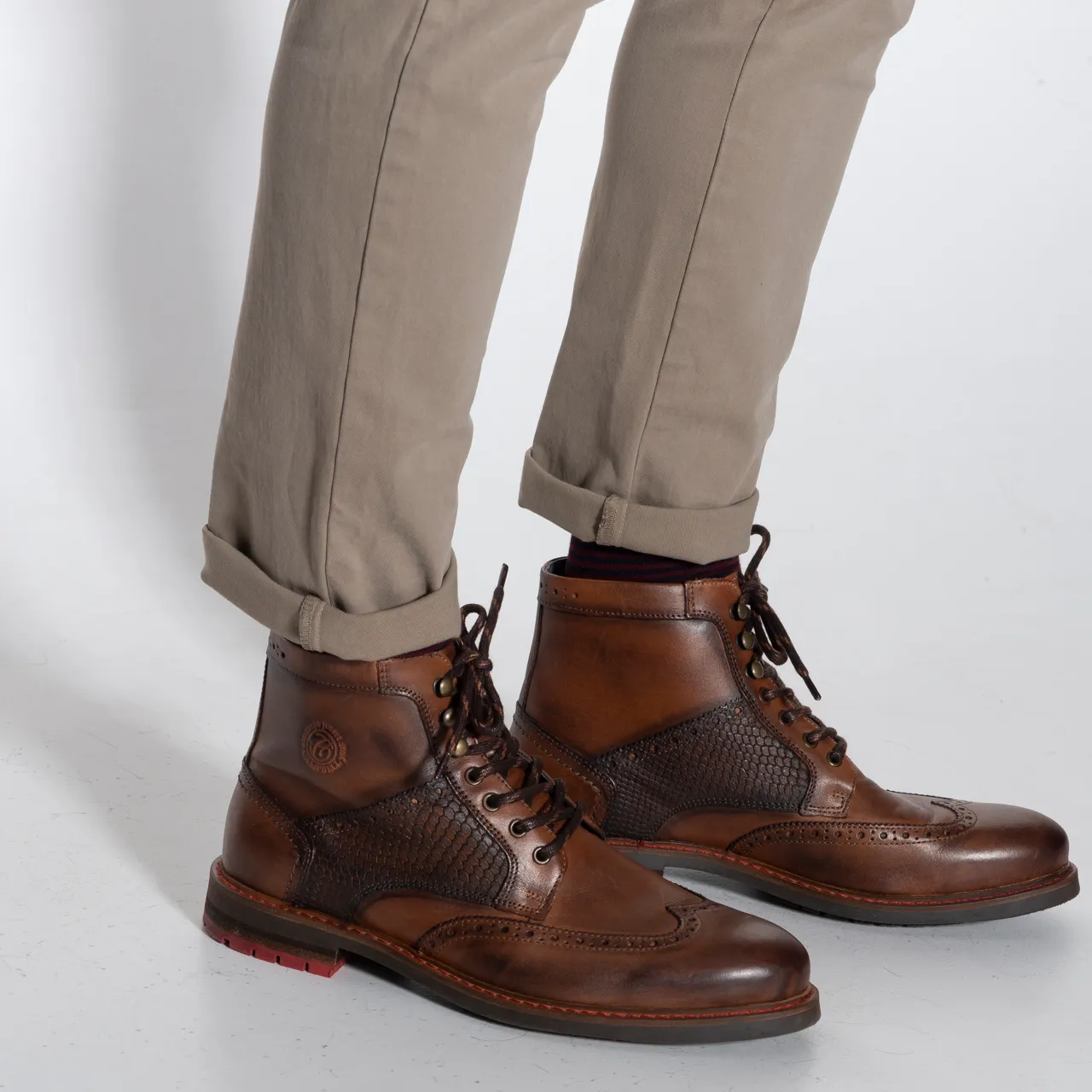 Dutch Dandies Dendos Chino  Beige uni 041571-811-52