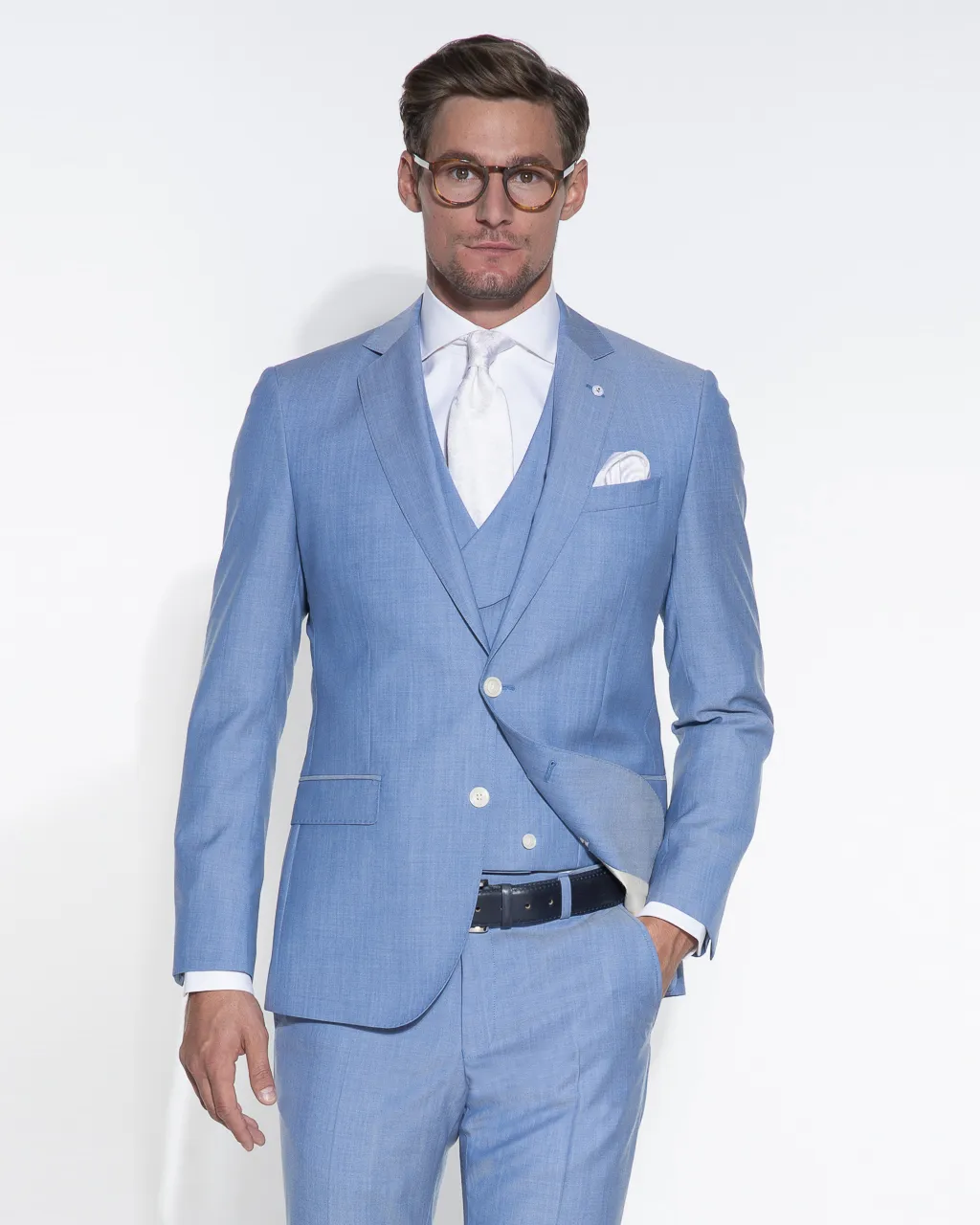 Dutch Dandies Trouwpak Lichtblauw 044294-000-46