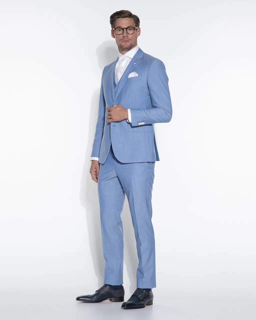 Dutch Dandies Trouwpak Lichtblauw 044294-000-46