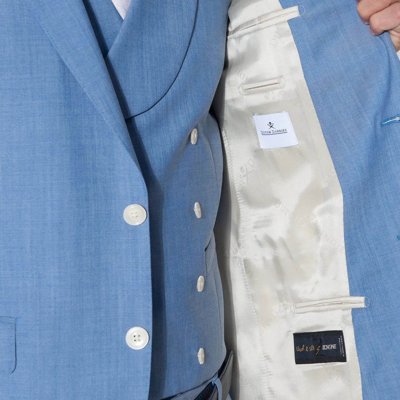 Dutch Dandies Trouwpak Lichtblauw 044294-000-46