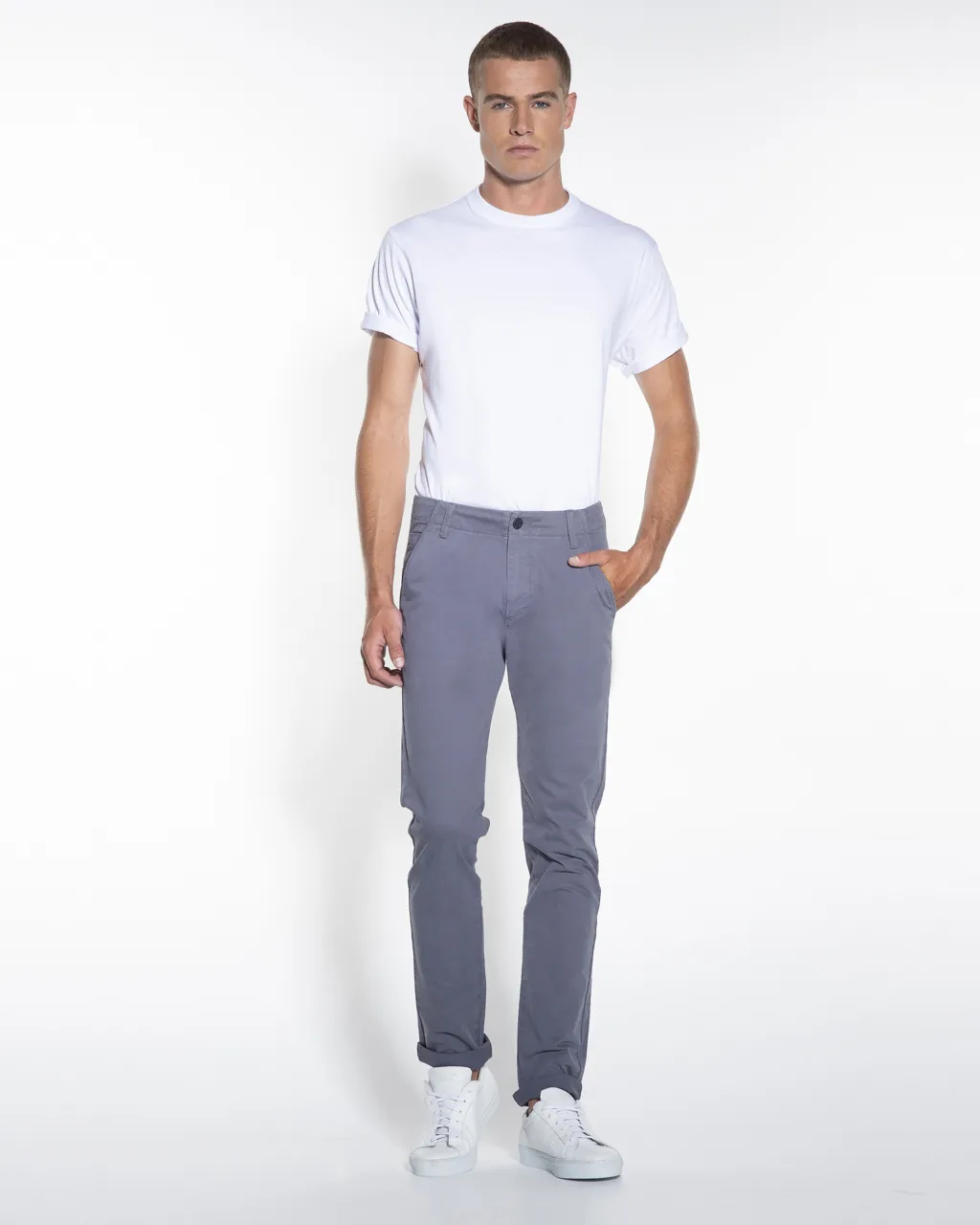 Victim Chino Grijs uni 044393-002-29/34