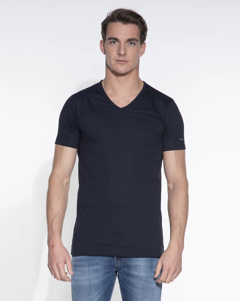 Slater T-shirt KM Donkerblauw 044477-000-L