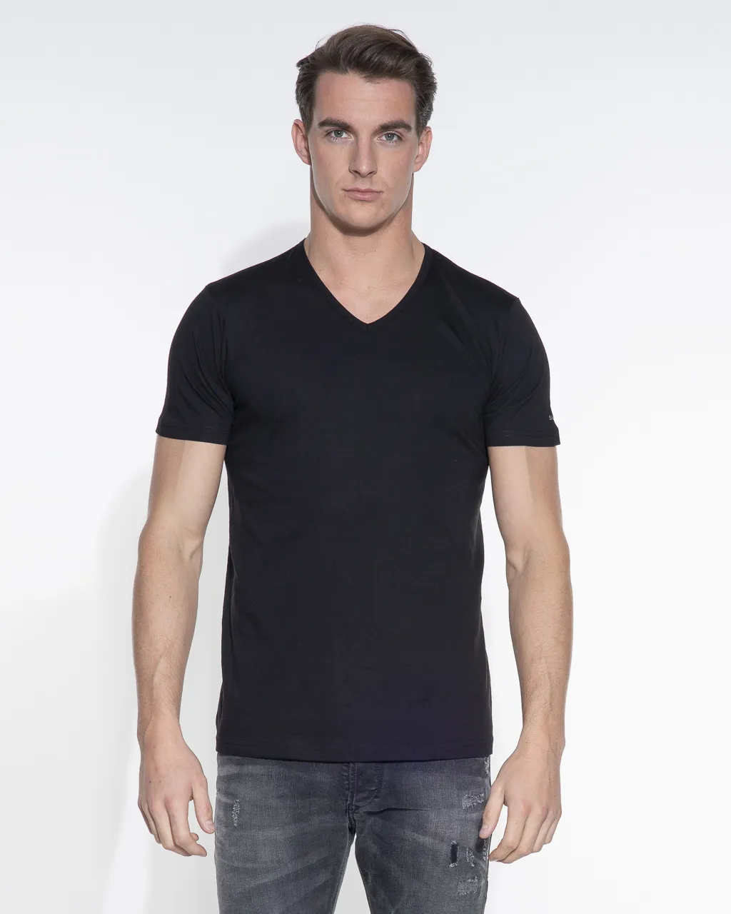 Slater T-shirt KM Zwart 044478-000-L