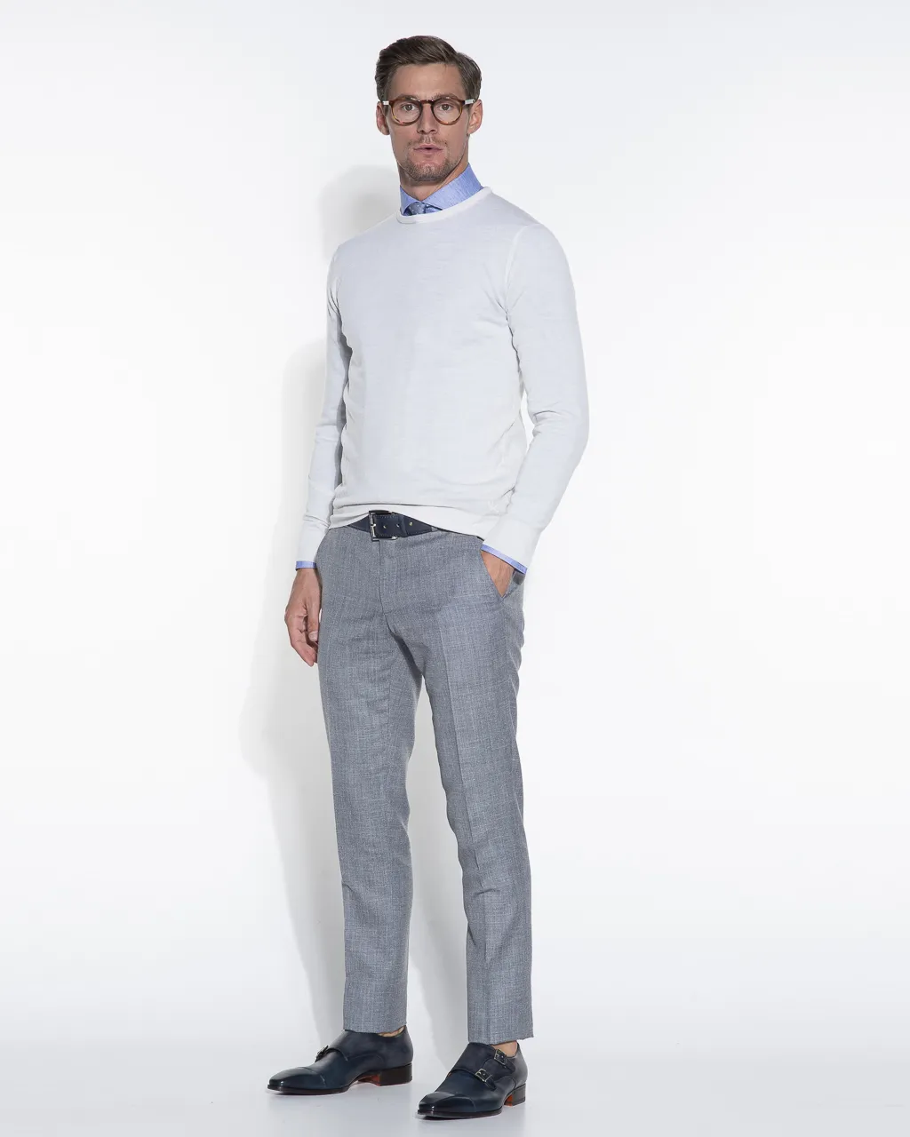 Dutch Dandies Connery Trui O-hals Off White 044525-001-L