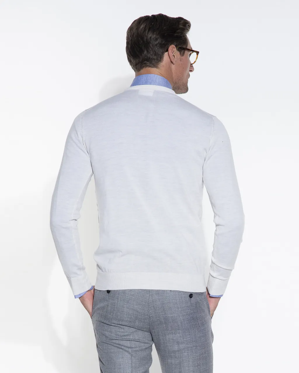 Dutch Dandies Connery Trui O-hals Off White 044525-001-L