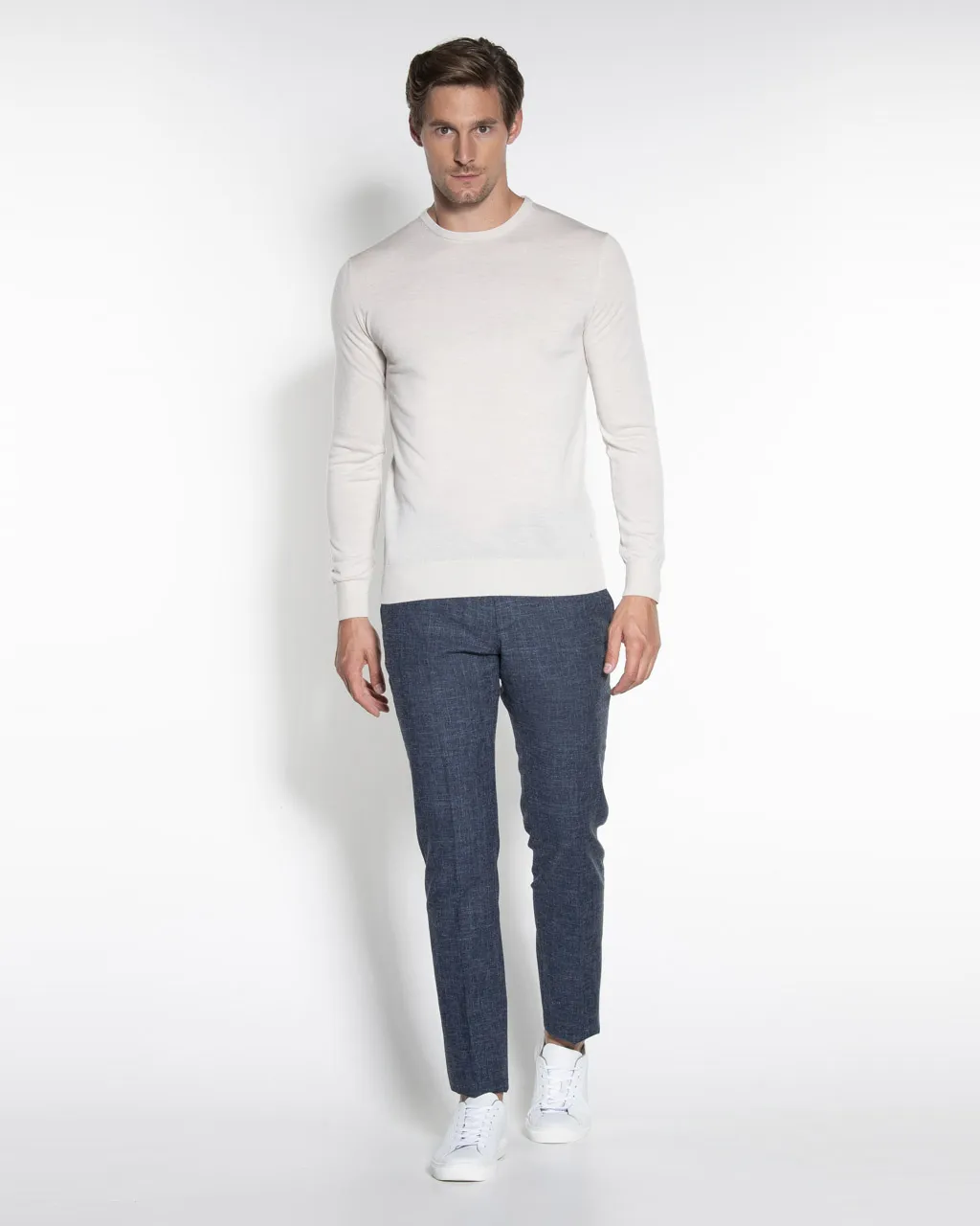 Dutch Dandies Connery Trui O-hals Beige 044525-810-L