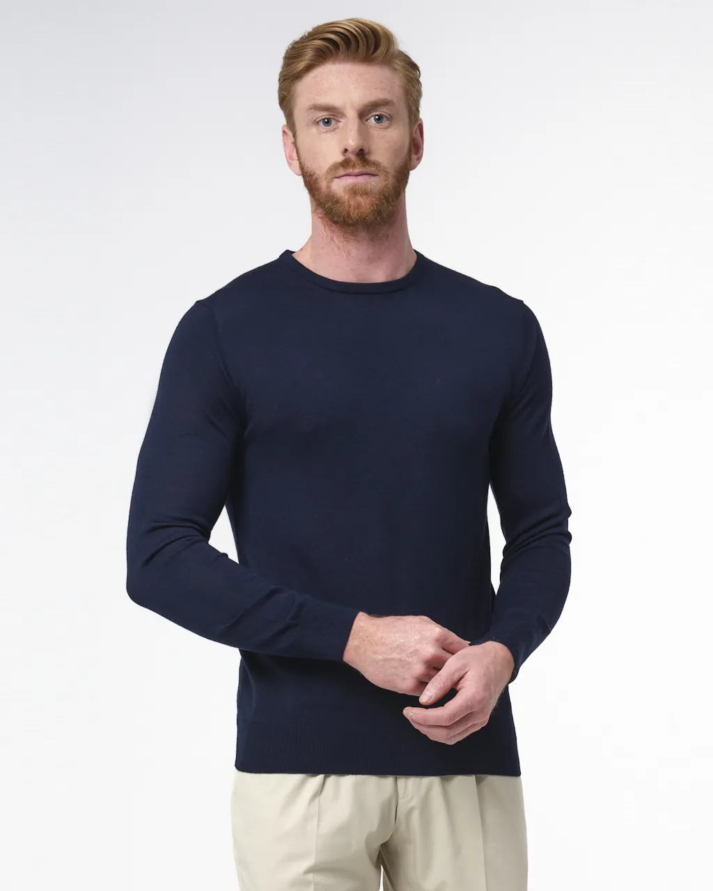 Dutch Dandies Connery Trui O-hals Donkerblauw 044525-380-L