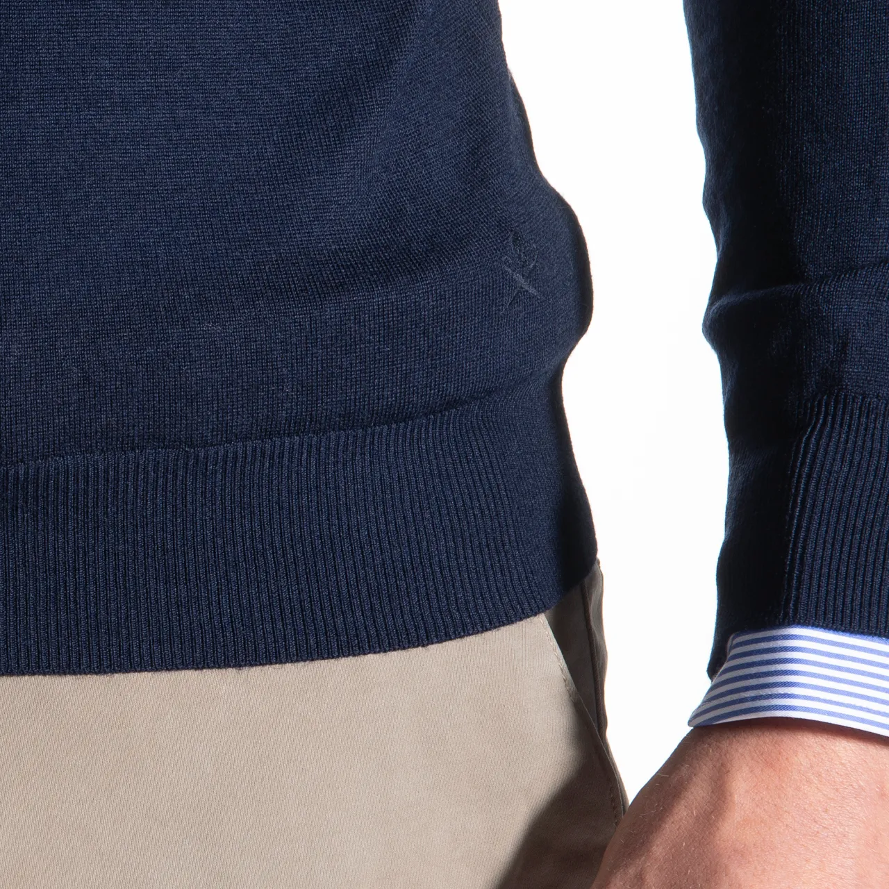 Dutch Dandies Connery Trui O-hals Donkerblauw 044525-380-L