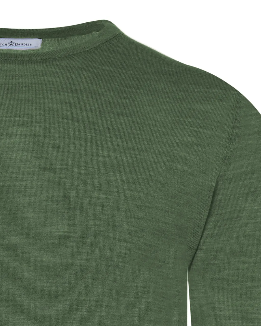 Dutch Dandies Trui O-hals Flessengroen uni 044525-009-L
