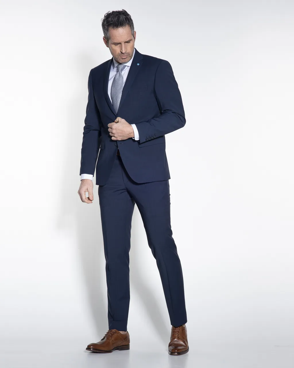 Pierre Cardin Future Flex Mix & Match Colbert Donker blauw 046009-001-102