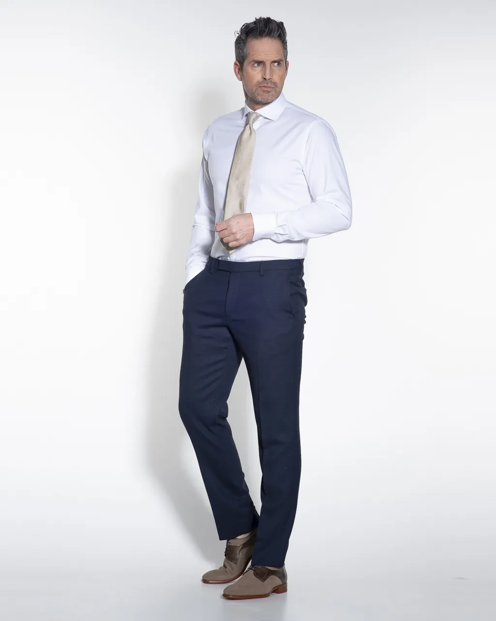 Pierre Cardin Future Flex Mix & Match Pantalon Donker blauw 049804-001-102