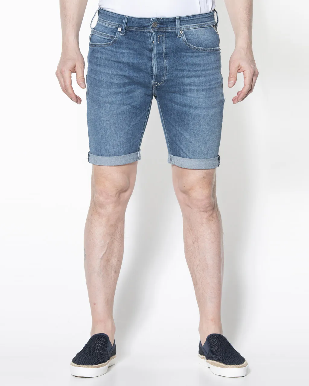 Replay RBJ Short Donkerblauw 050358-001-33