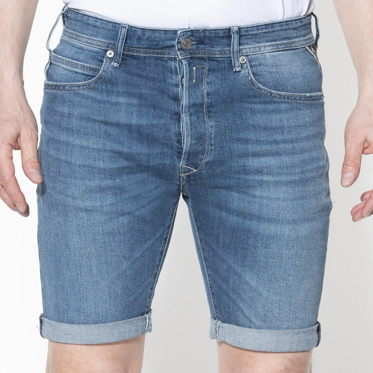 Replay RBJ Short Donkerblauw 050358-001-33