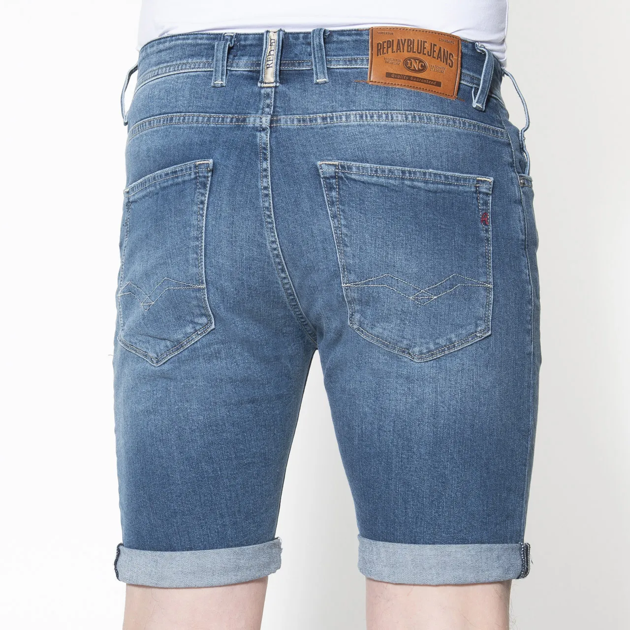 Replay RBJ Short Donkerblauw 050358-001-33