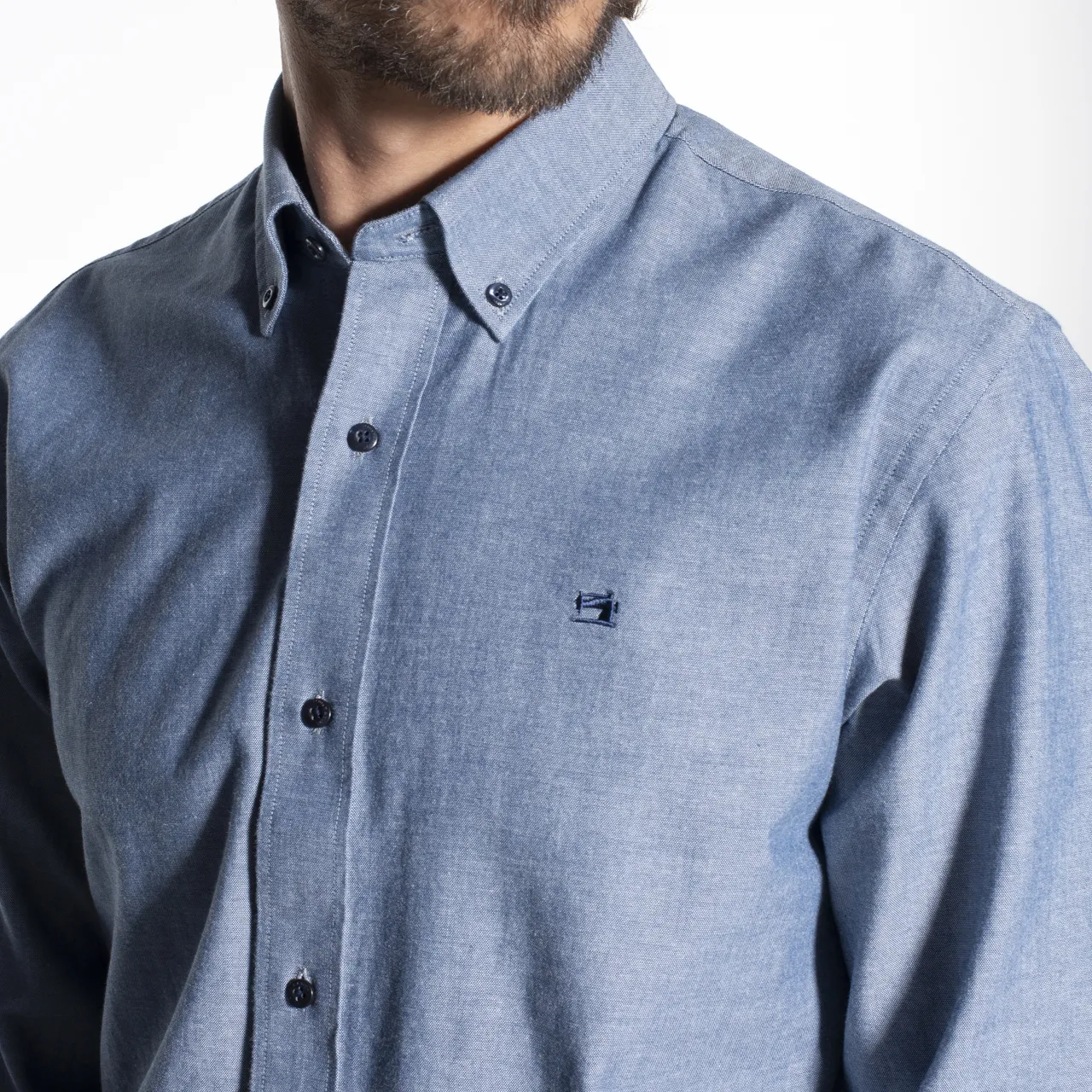 Scotch & Soda Casual Overhemd LM Blauw 051819-001-S