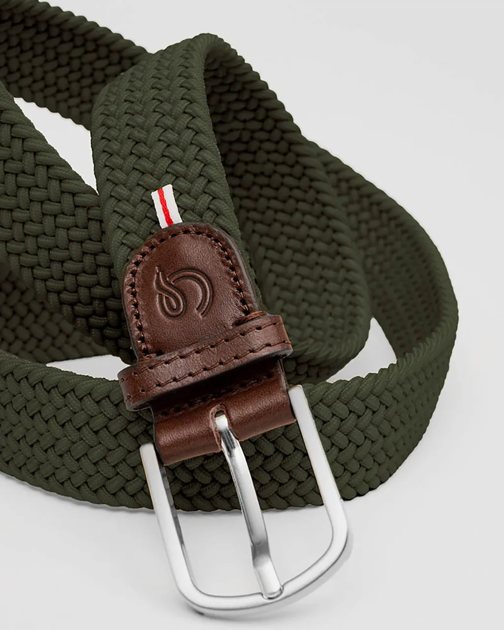 La Boucle Originale Casual riem Donkergroen uni 052326-001-0