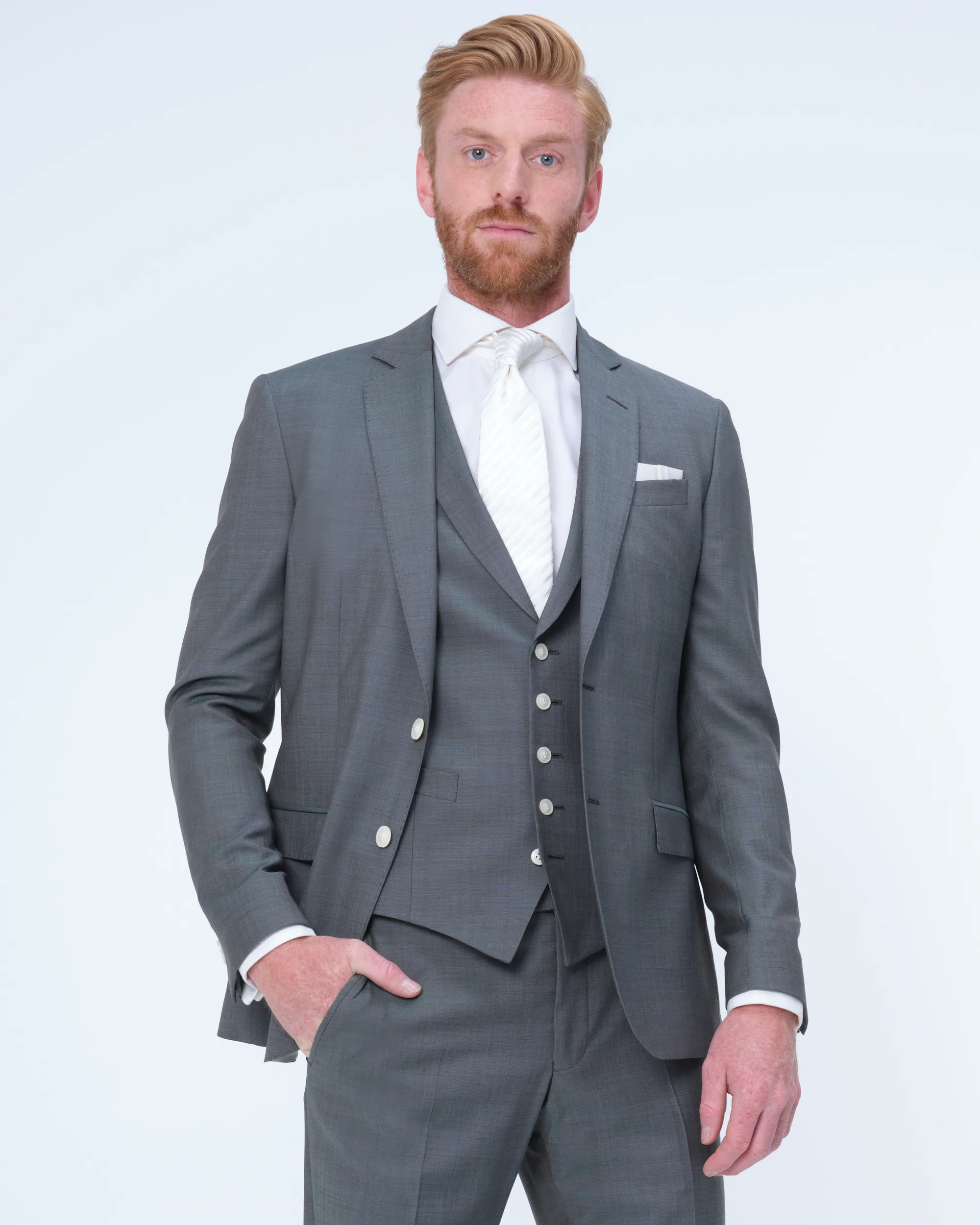 Dutch Dandies Trouwpak Donkergroen uni 052816-001-44