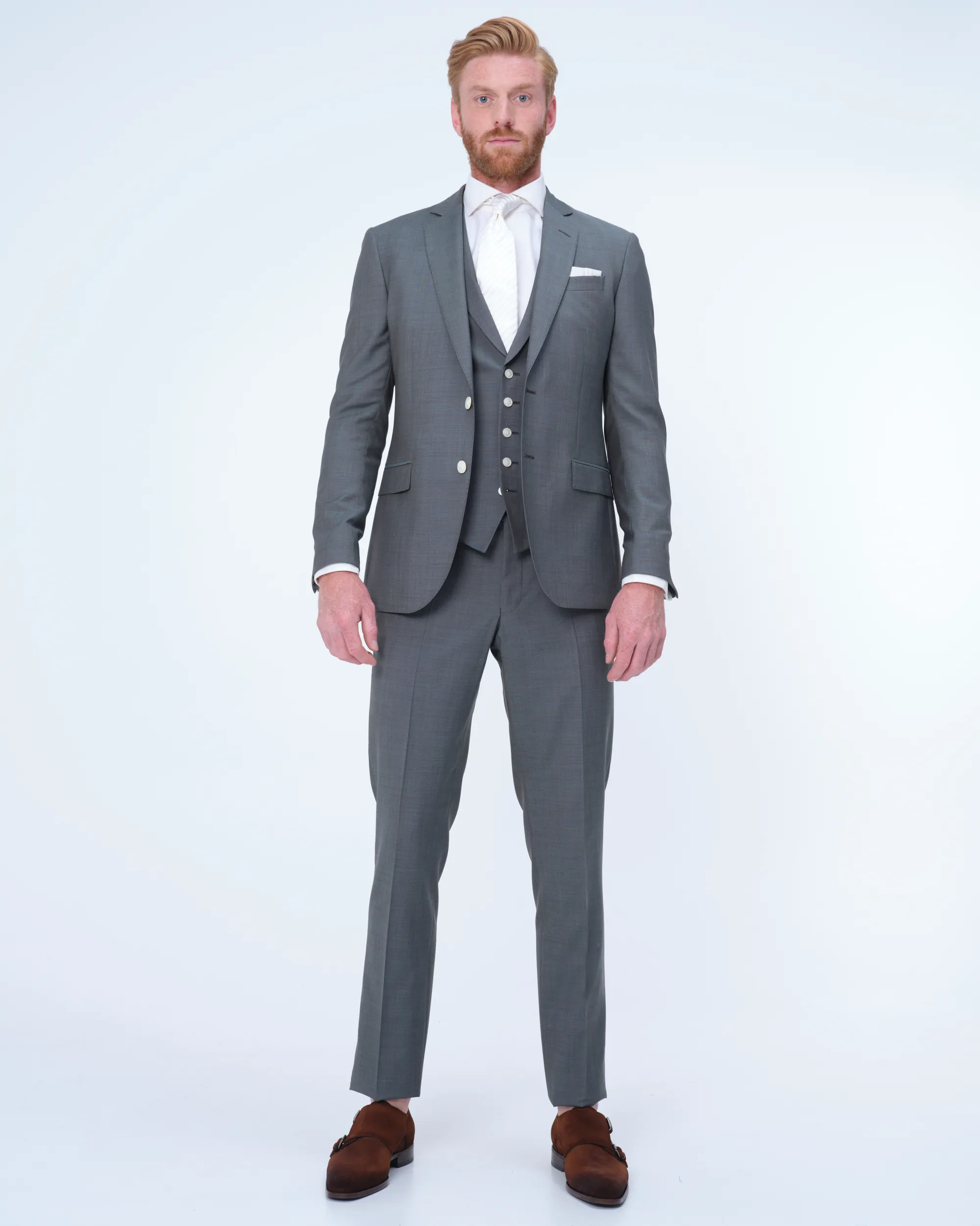 Dutch Dandies Trouwpak Donkergroen uni 052816-001-44