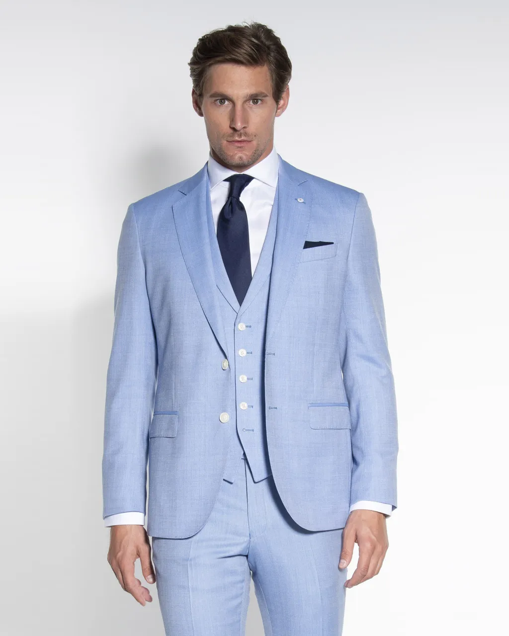 Dutch Dandies Trouwpak Lichtblauw uni 052822-001-44