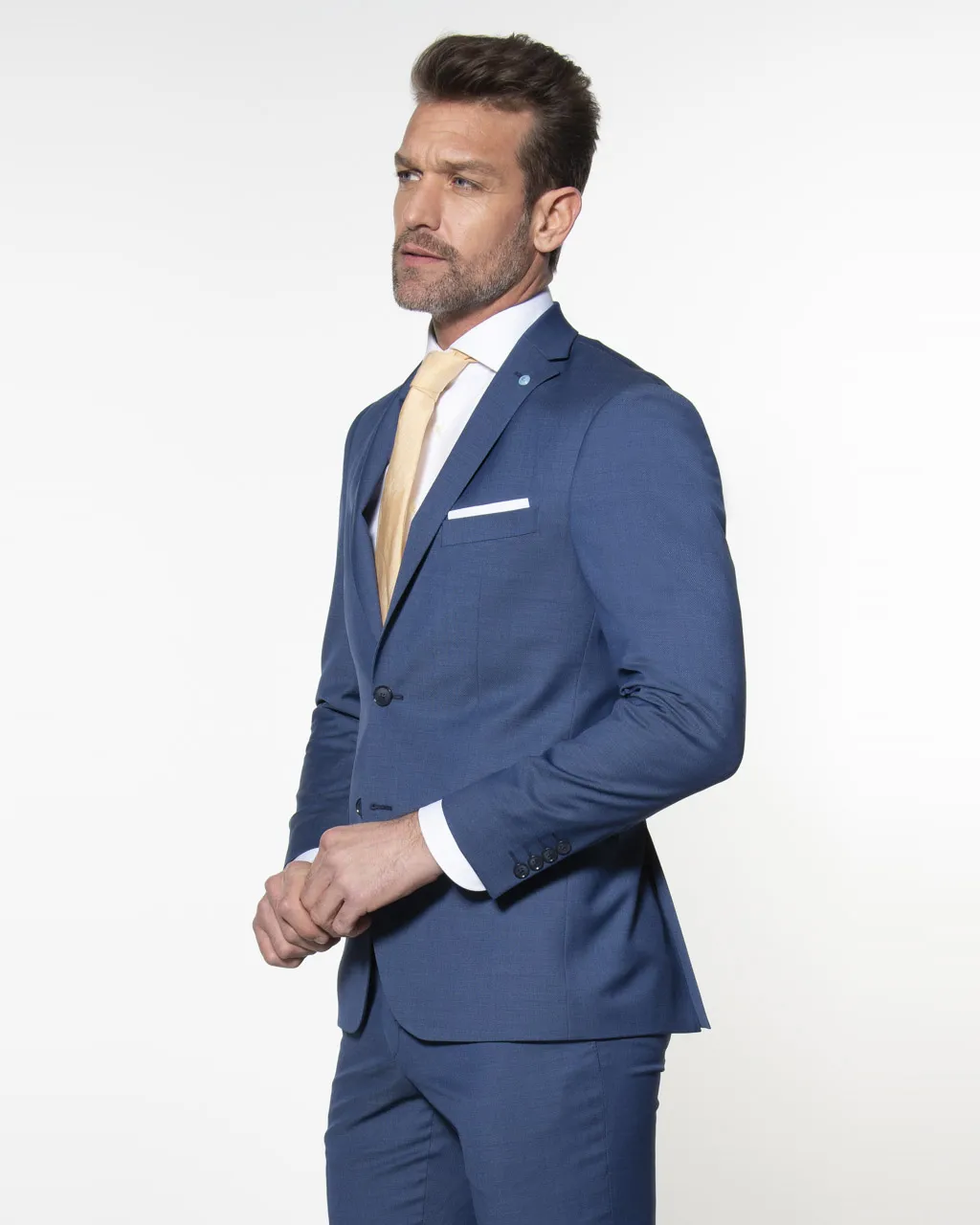 Pierre Cardin Future Flex Mix & Match Colbert Blauw 058092-001-56