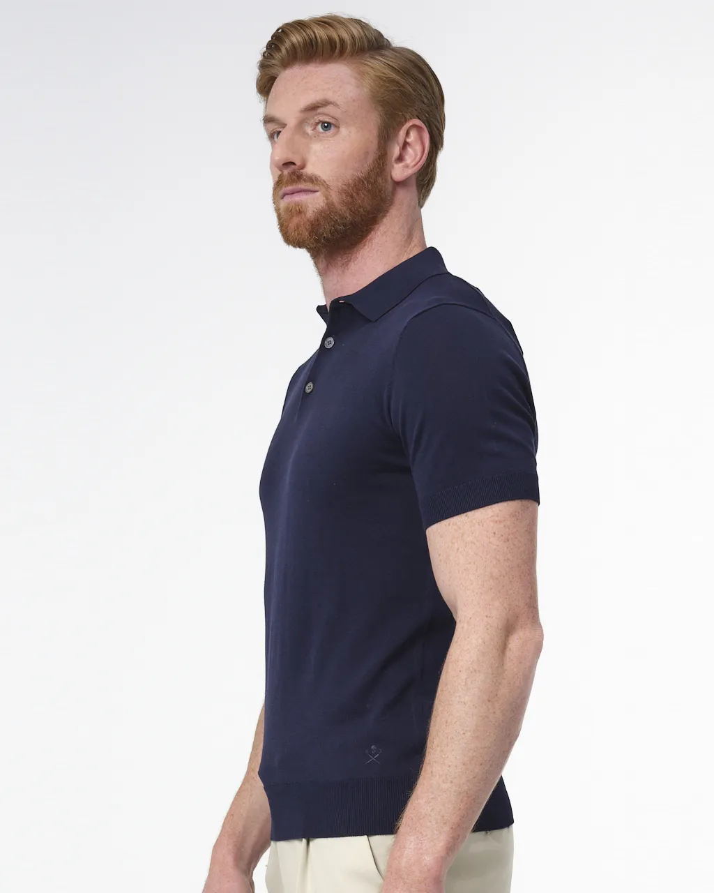 Dutch Dandies Polo Korte mouw Donkerblauw uni 064373-001-L