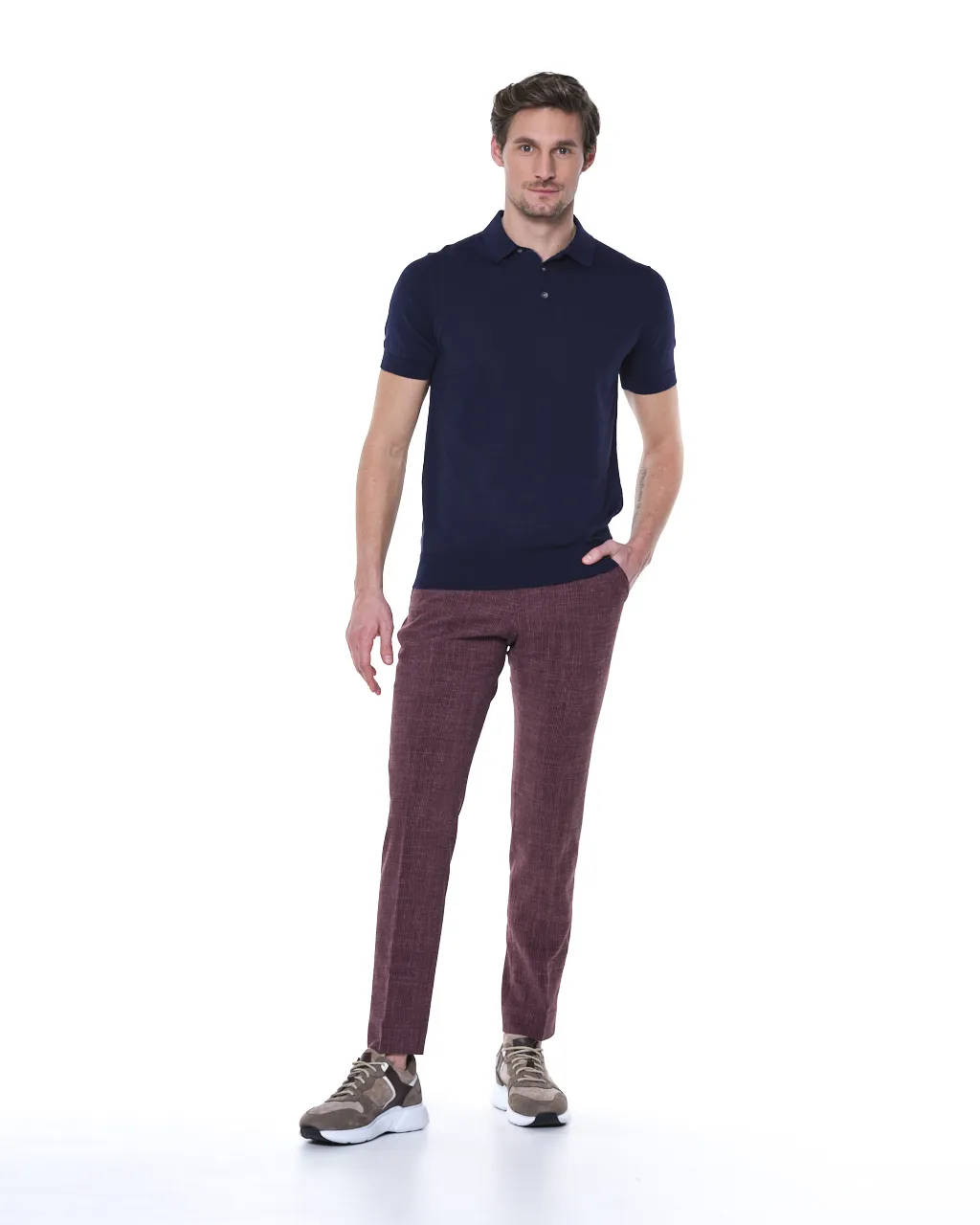 Dutch Dandies Polo Korte mouw Donkerblauw uni 064373-001-L