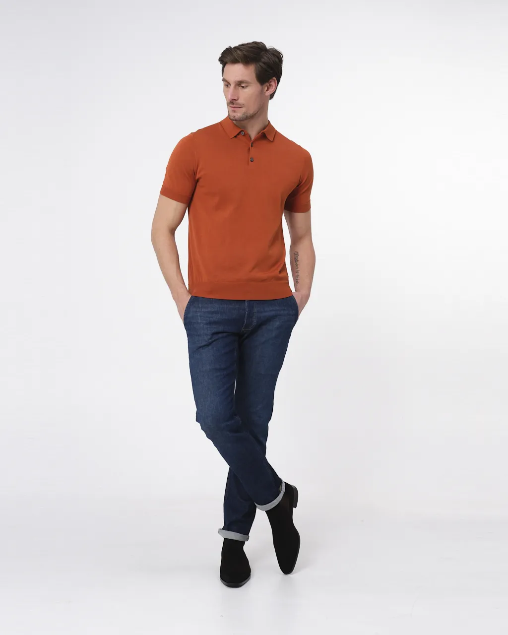 Dutch Dandies Polo Korte mouw Oranje uni 064373-003-M