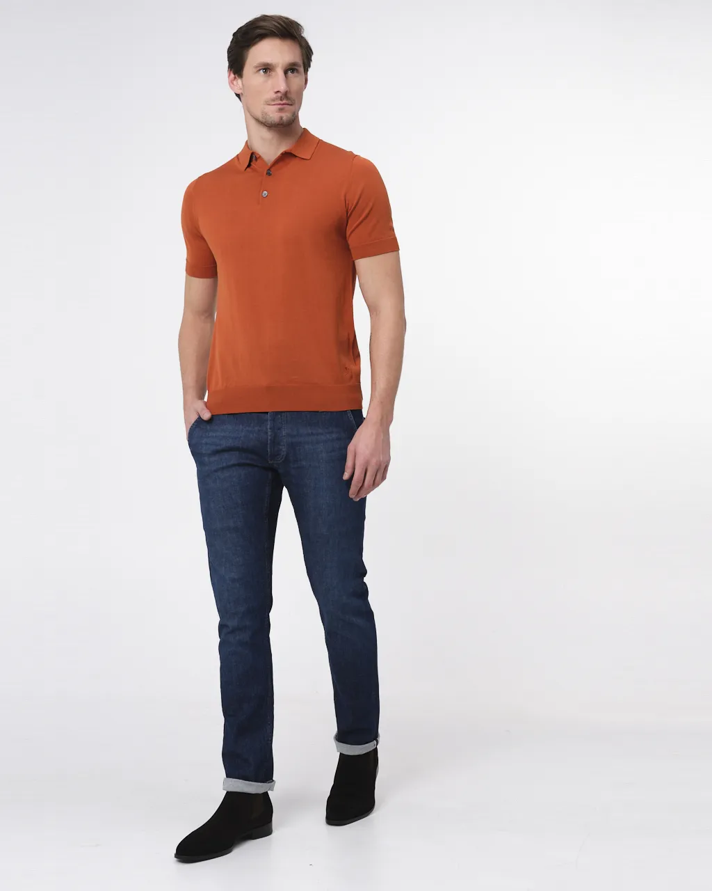 Dutch Dandies Polo Korte mouw Oranje uni 064373-003-M