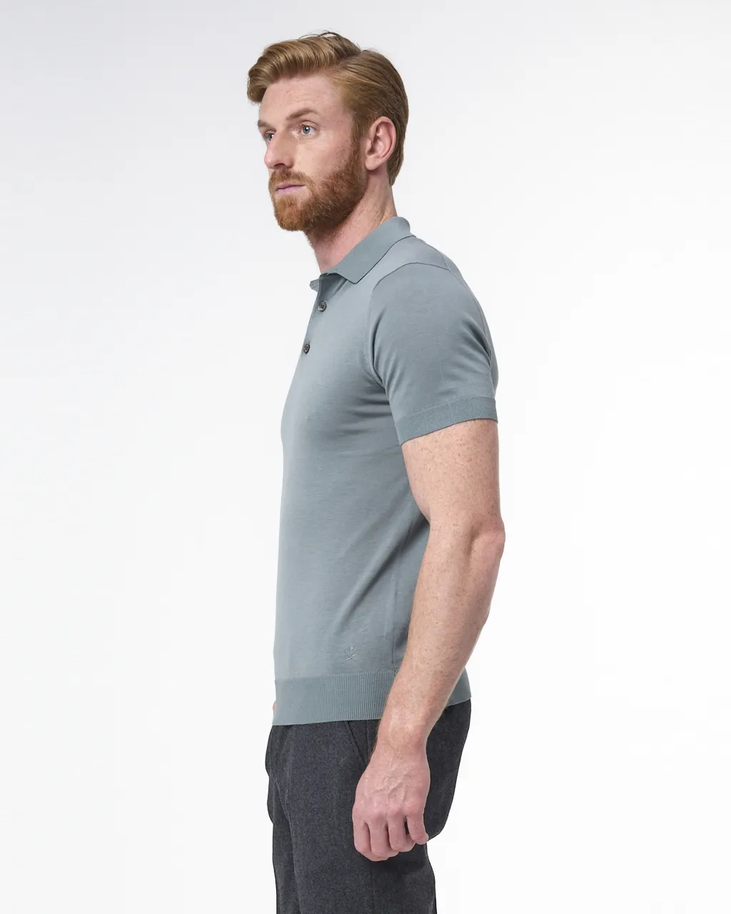 Dutch Dandies Polo Korte mouw Groen uni 064373-005-L