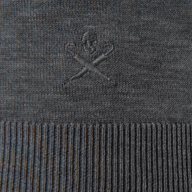 Dutch Dandies Polo Korte mouw Grijs uni 064373-007-L