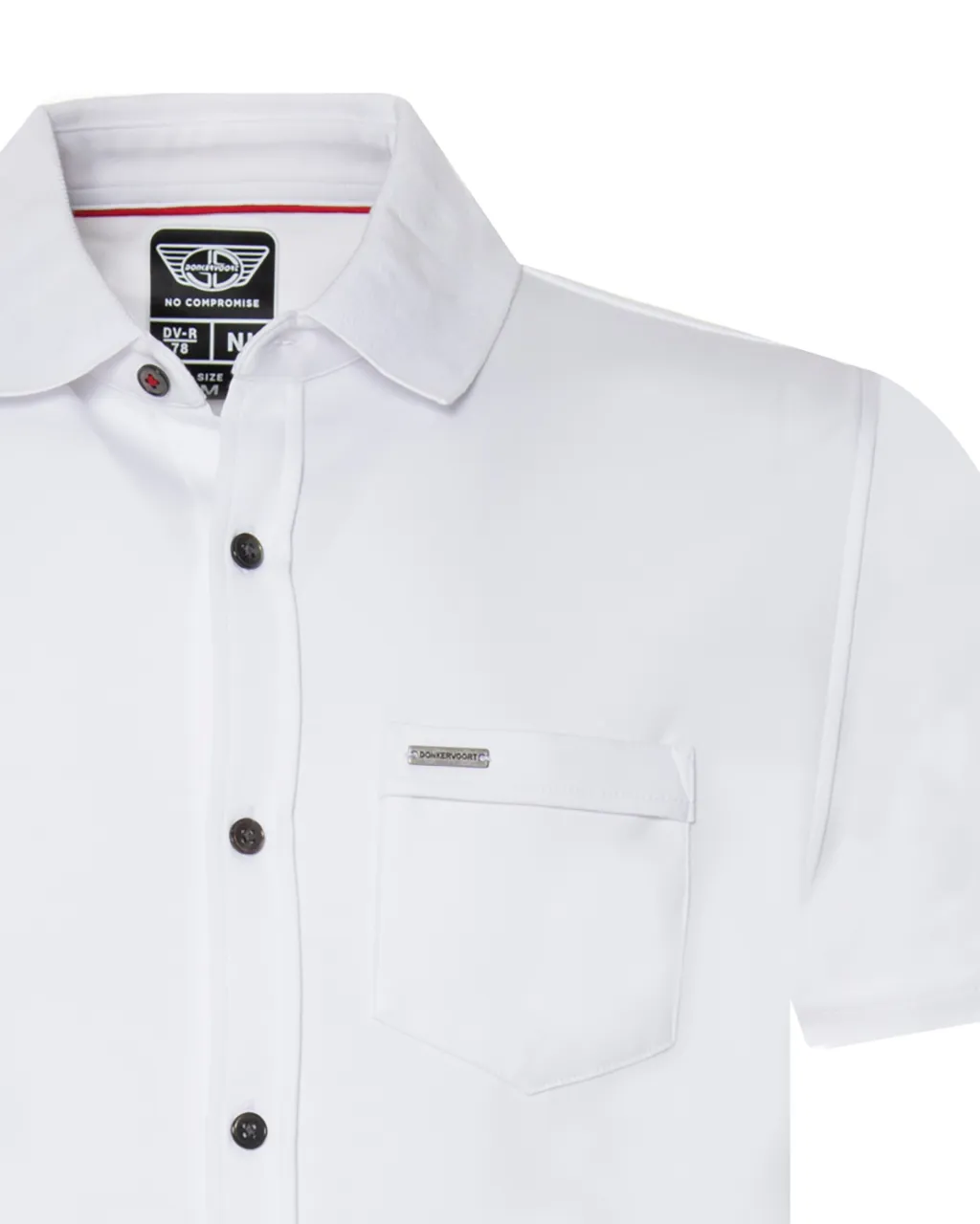 Donkervoort Polo Korte mouw Wit uni 064391-001-XXXL