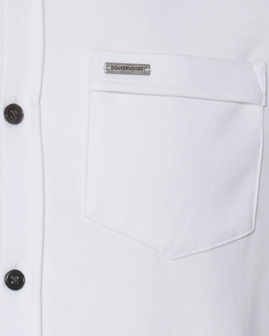 Donkervoort Polo Korte mouw Wit uni 064391-001-XXXL