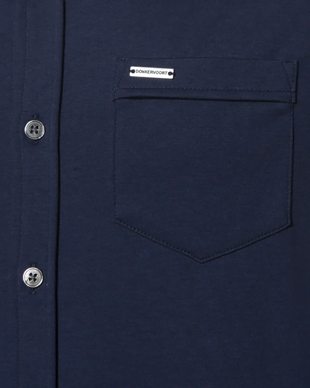 Donkervoort Polo Korte mouw Donkerblauw uni 064391-002-M