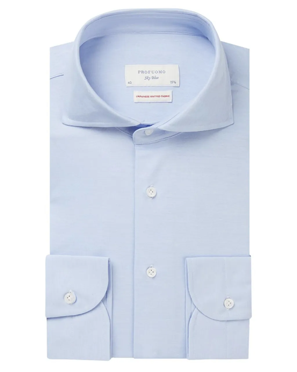 Profuomo Overhemd LM Blauw 064415-001-37