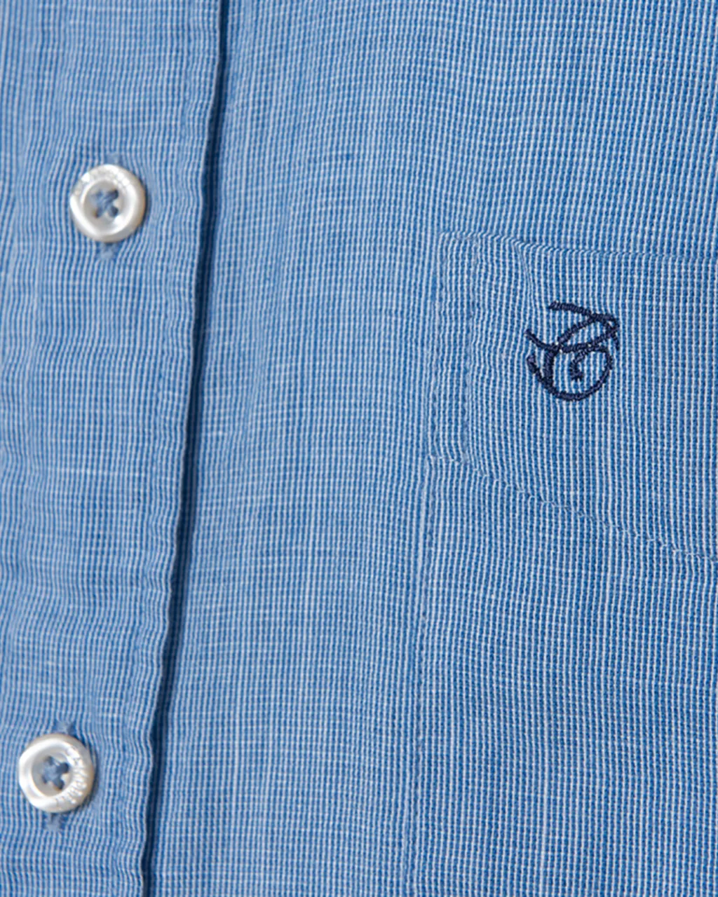Campbell Classic Casual Overhemd KM Lichtblauw uni 064471-002-M