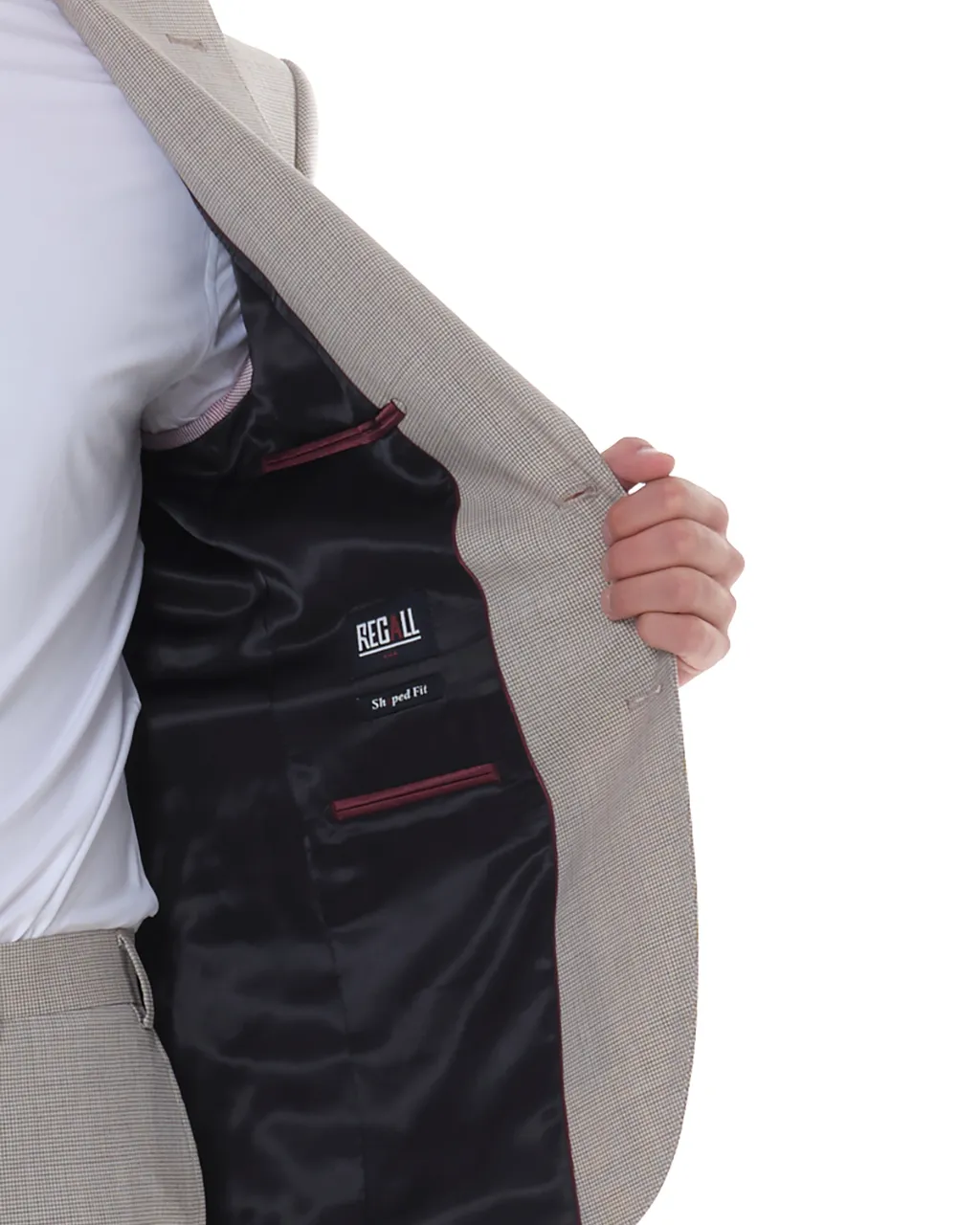 Recall Pak Beige kleine ruit 065058-001-102