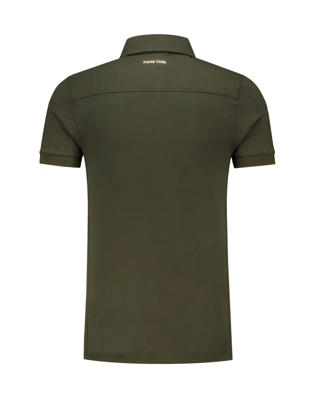 Morse Code Polo Korte mouw Donker groen 066213-004-M